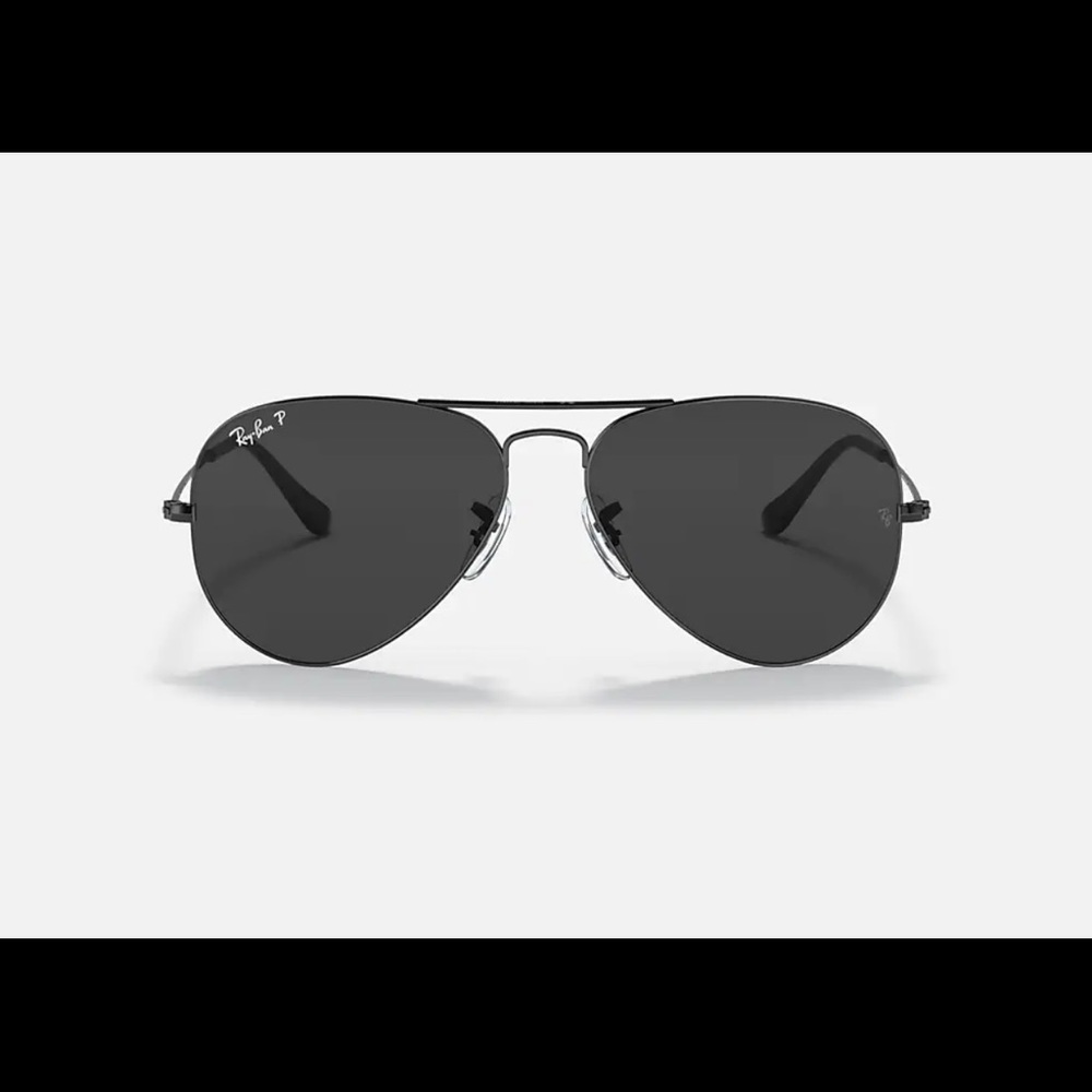 Black aviator Ray Ban Sunglasses